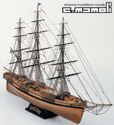 Flying Cloud Wood Model Ship Kit by Mamoli