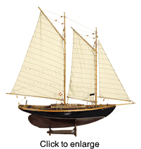 Friendship  Wood Model Boat - Small - click to enlarge