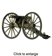 Gatling Gun 1866 Metal Model Kit - click to enlarge