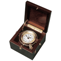 Gimballed Box Clock by Weems and Plath Gimballed Box Clock by Weems and Plath
