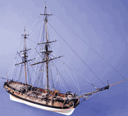 H.M. Bomb Vessel Granado  Wood Model Ship Kit by Caldercraft  / JoTiKa