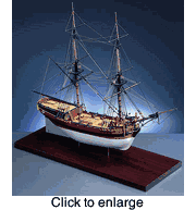 H.M. Brig Supply Wood Model Ship Kit by Caldercraft / JoTiKa - click to enlarge