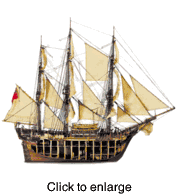H.M.S. Bounty - click to enlarge