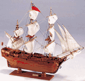 H.M.S. Bounty Wooden Model Ship
