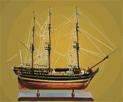 H.M.S. Bounty Wood Model Ship