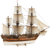 H.M.S. Bounty Wood Model Ship Kit by Billing Boats
