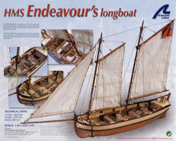 H.M.S. Endeavour Long Boat Box