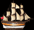H.M.S. Endeavour  Model Ship