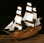 H.M.S. Pandora Wooden Model Kit by Constructo