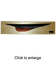 Half Hull 1934 J-Class Endeavour - click to enlarge