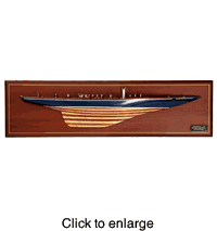 Half Hull: Endeavour with deck detail - click to enlarge