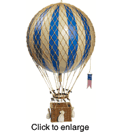 Hanging Decorative Hellium Balloons - click to enlarge
