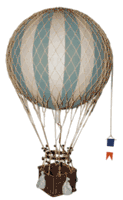 Hanging Helium Balloon (Decorative) Royal Aero Green 12"