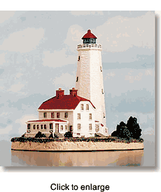 Harbour Lights Lighthouse: Sandy Hook, NJ. - click to enlarge