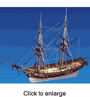 HMS Mars Wood Model Ship Kit by Jotika / Caldercraft - click to enlarge