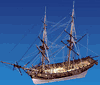 HMS Mars Wood Model Ship Kit by Jotika / Caldercraft