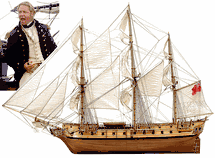 HMS Surprise wood model ship kit by Artesania Latina