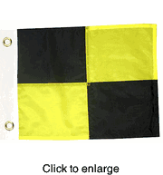 Individual Marine Grade Nautical Signal Flag Letter  L  -  Size O - click to enlarge