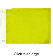 Individual Marine Grade Nautical Signal Flag Letter Q  -  Size O - click to enlarge