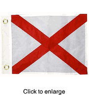 Individual Marine Grade Nautical Signal Flag Letter V  -  Size O - click to enlarge