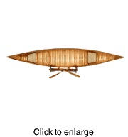 Inside of Large Canoe - click to enlarge