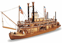 King of the Mississippi Riverboat Wooden Model Ship Kit by Artesania Latina