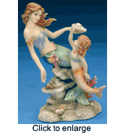 Kymberley and Kelly Mermaid Collectible  - click to enlarge