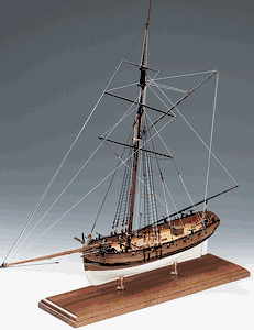 Lady Nelson Wood Model Ship Kit by Amati Victory Models