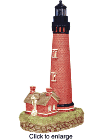 Lefton Currituck Beach, NC. Rotating Beacon Lighthouse - click to enlarge