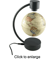 Levitating World Globe  - click to enlarge