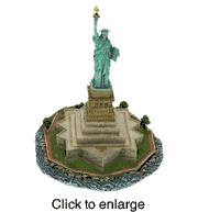 Liberty Enlightening the World - Harbour Lights - click to enlarge