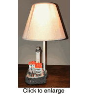 LIGHTHOUSE TABLE LAMPS by LEFTON - SMALL - click to enlarge