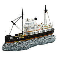 Lighthouse Tender Narcissus Model Ship by Anchor Bay