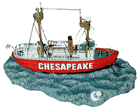 Lightship Chesapeake Model Ship by Anchor Bay  