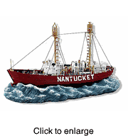 Lightship Nantucket Model Ship by Anchor Bay - click to enlarge
