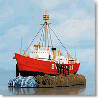Lightship Overfalls Model Ship by Anchor Bay