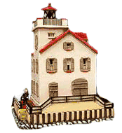 Lorain Light, OH. Lefton Lighthouse