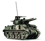M4A3 Sherman Flame Tank USMC Die Cast Model by Corgi