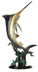 Magnificent Marlin Bronze Sculpture