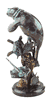 Manatee and Friends Bronze Sculpture