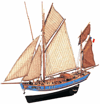 Marie Jeanne Wood Ship Kit by Artesania Latina