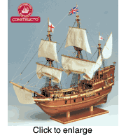 Mayflower Wood Model Kit by Constructo  - click to enlarge