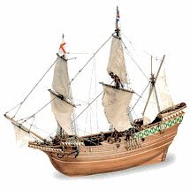 Mayflower Wood Model Ship Kit by Latina