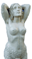 Mermaid 2 Ship's Figurehead - Unpainted
