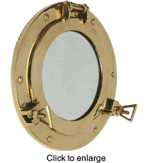 Metal Porthole Mirror - click to enlarge