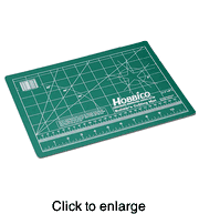 Model Cutting Mat 9" x 12" - click to enlarge