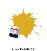 Model Ship Paint -  Metallic, Gold, Acrylic, 12ml Tin, Shade 16  - click to enlarge