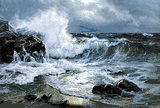 Moonlight & Surf:  by Charles Vickery