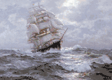 Moonlit Sails:  by Charles Vickery