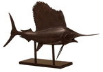 Museum Sailfish Bronze Sculpture